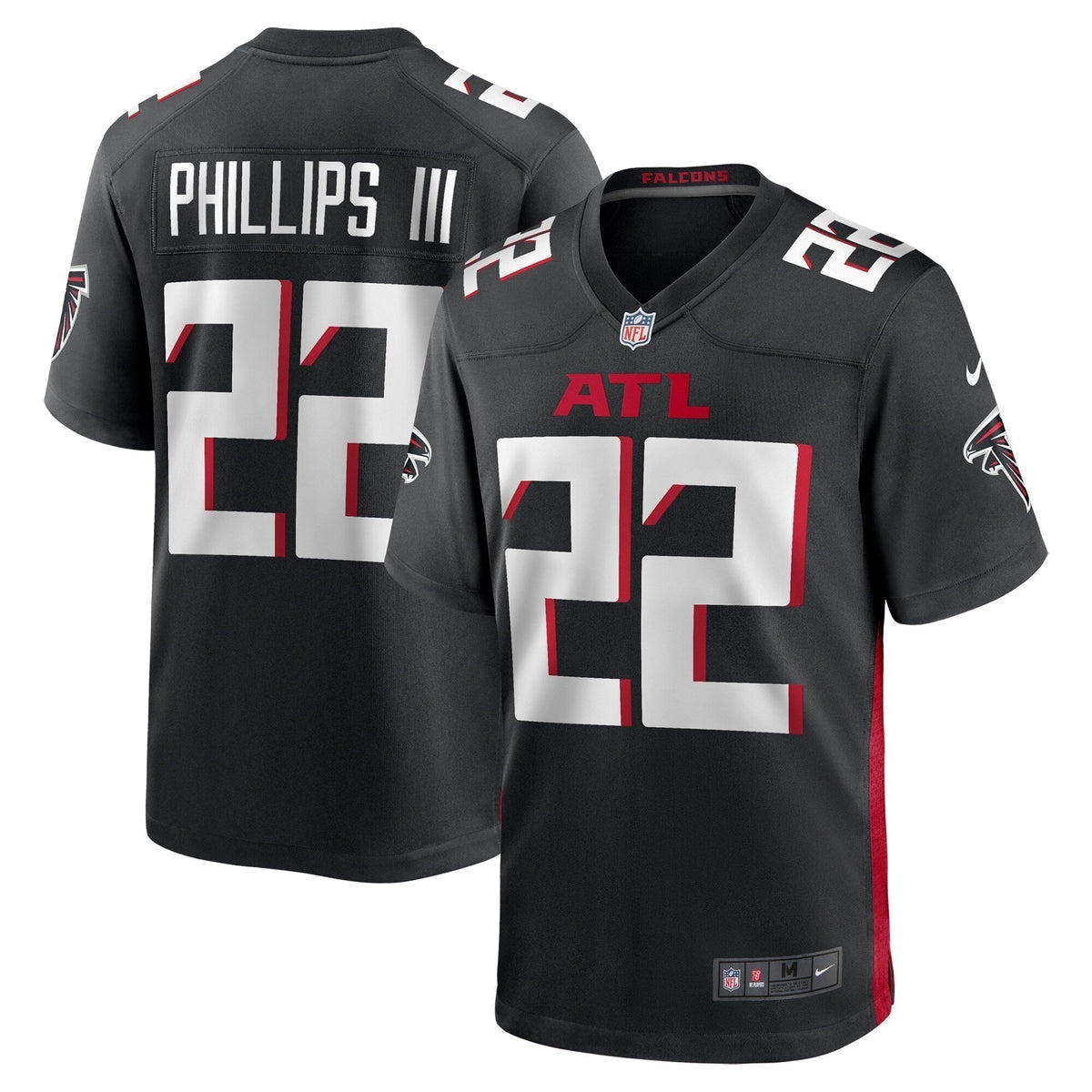 Clark Phillips III Atlanta Falcons  Team Game Jersey -  Black