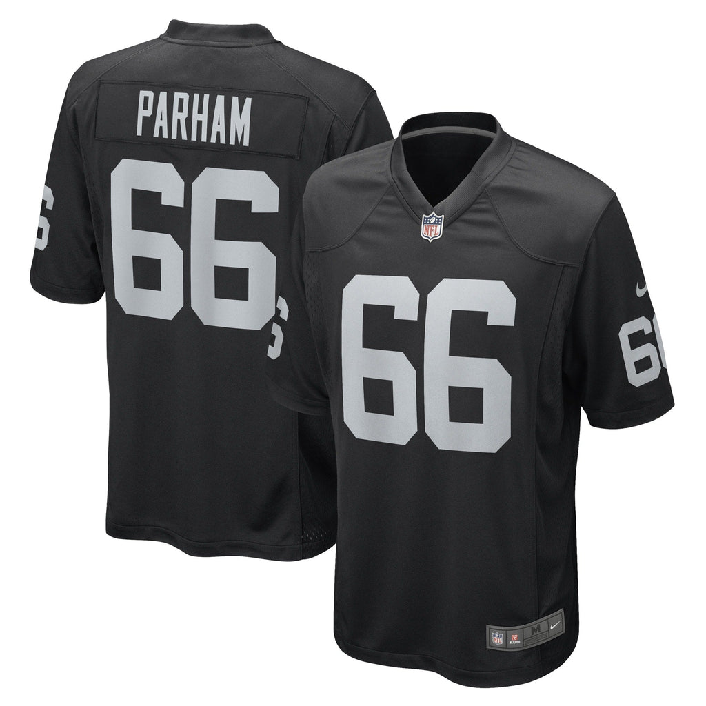Dylan Parham Las Vegas Raiders  Game   Jersey - Black