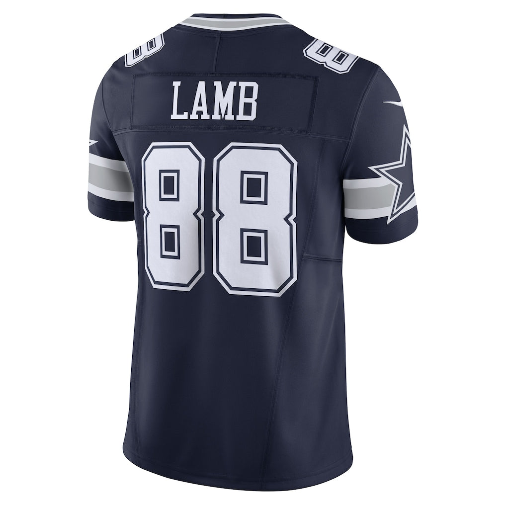 D.Cowboys #88 CeeDee Lamb Navy Vapor F.U.S.E. Limited Jersey