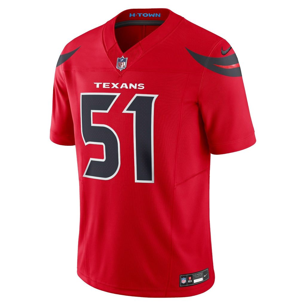 Will Anderson Jr. Houston Texans  Alternate Vapor F.U.S.E. Limited Jersey - Red
