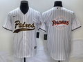 Men's San Diego Padres White Replica Player Jersey1 Joint Edition