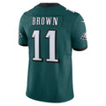 P.Eagles #11 A.J. Brown Green Vapor F.U.S.E. Limited Jersey