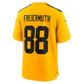 P.Steelers #88 Pat Freiermuth Gold Alternate 1933 Throwback Game Jersey