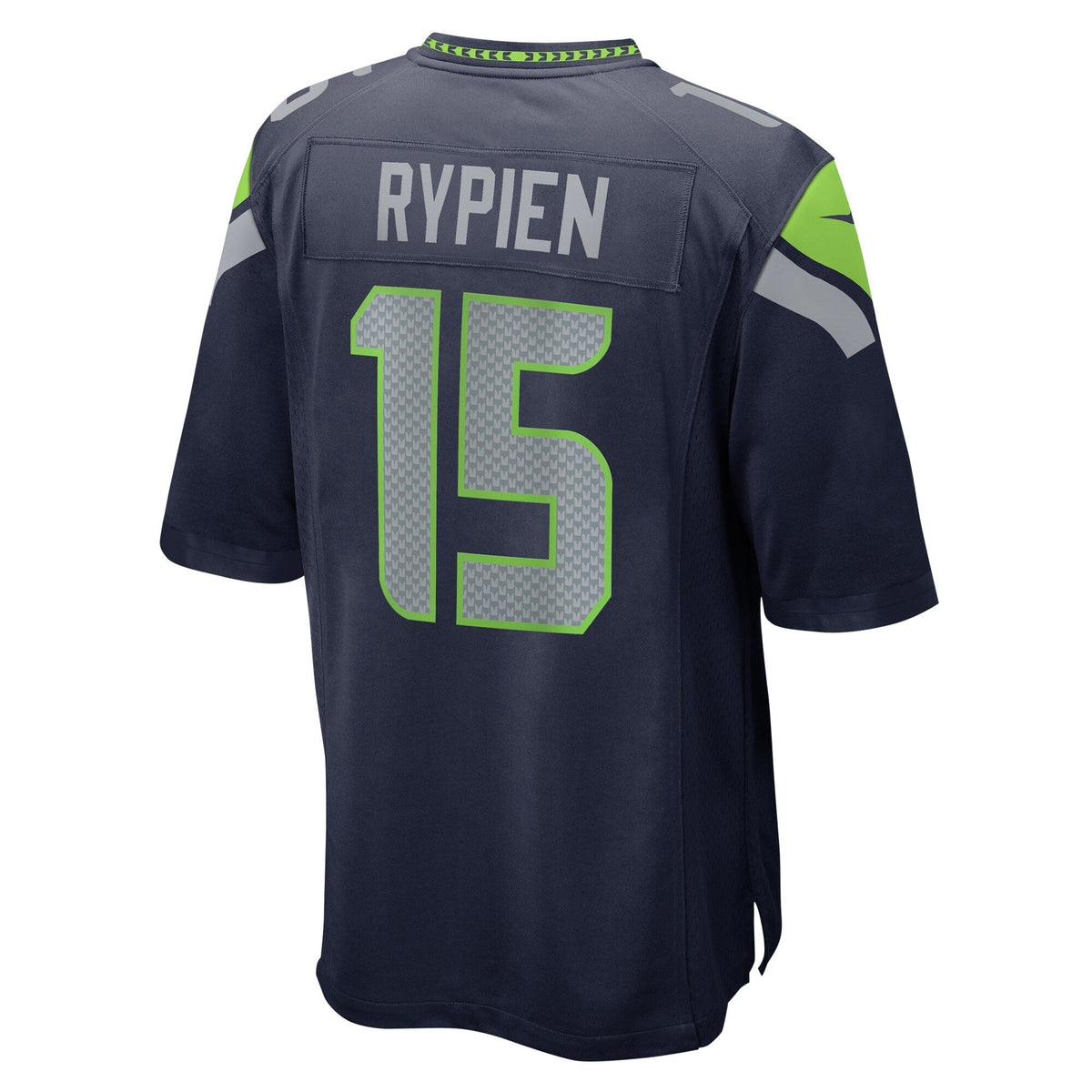 Brett Rypien Seattle Seahawks  Team Game Jersey - College Navy