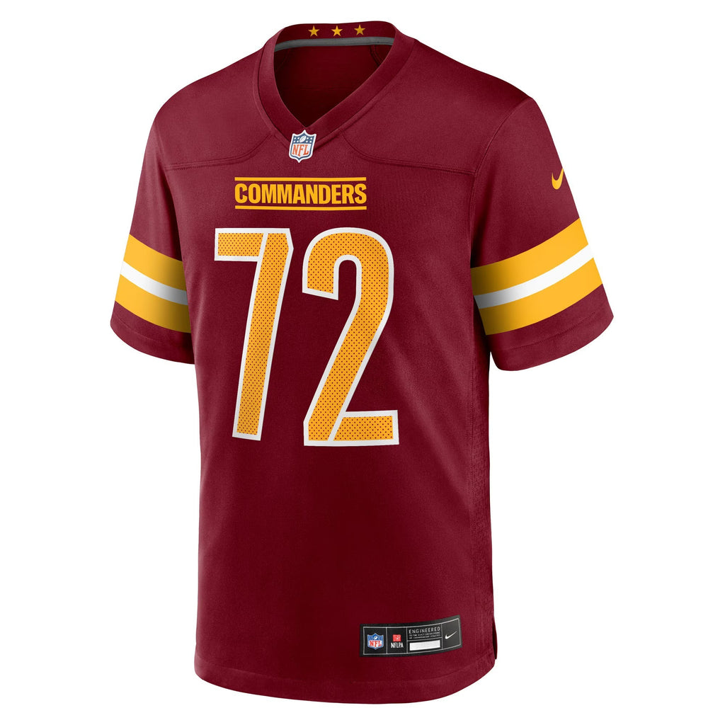 Washington Commanders Josh Conerly Jr. Burgundy 2025 NFL Draft First Round Pick Game Jersey
