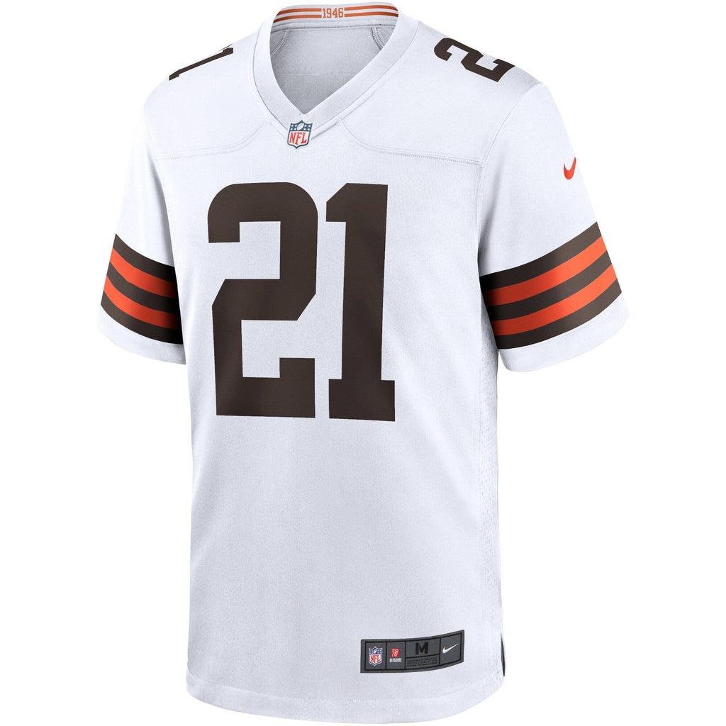 Denzel Ward Cleveland Browns Game Jersey - White
