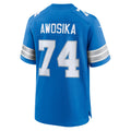 Detroit Lions Kayode Awosika Blue Team Game Jersey