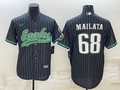 Men's Philadelphia Eagles Jordan Mailata Black Player Jersey Joint Edition
