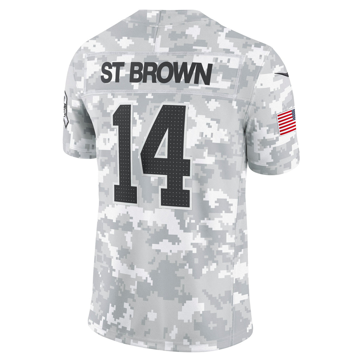 Amon-Ra St. Brown Detroit Lions  2024 Salute to Service Limited Jersey - Arctic Camo