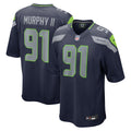 Byron Murphy II Seattle Seahawks     Game Jersey - College Navy