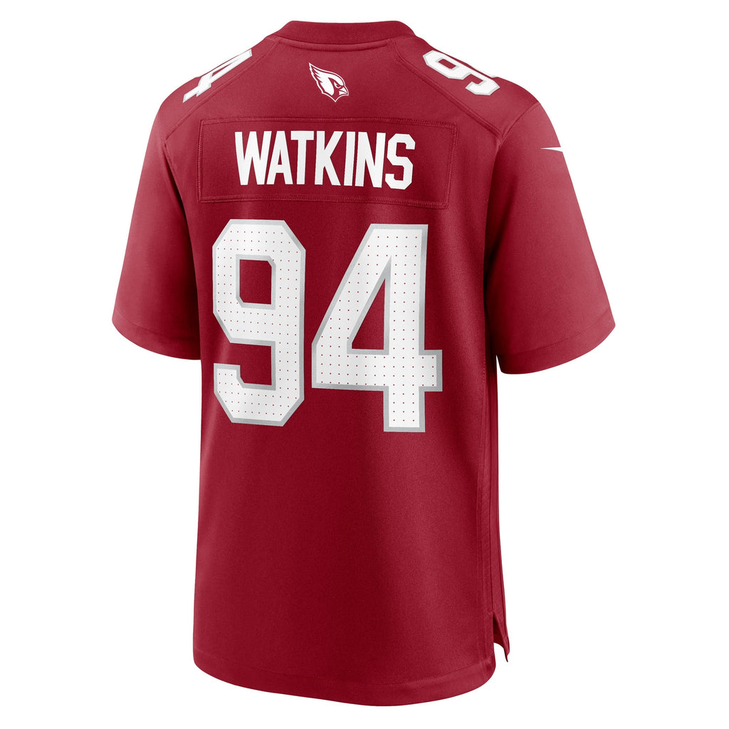 Carlos Watkins Arizona Cardinals  Game   Jersey - Cardinal