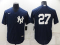 Men's New York Yankees Giancarlo Stanton #27 Navy Replica Player Name Jersey1