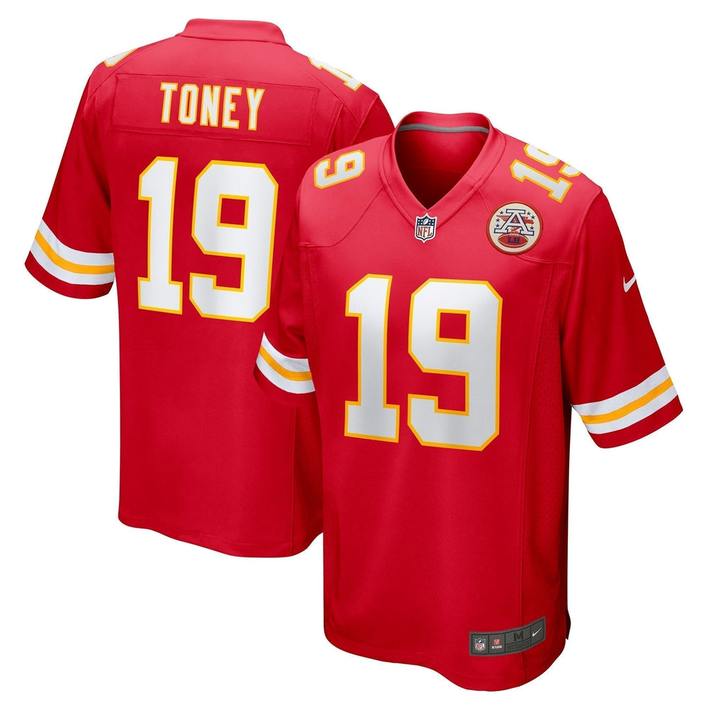 Kadarius Toney Kansas City Chiefs  Game   Jersey - Red