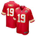 Kadarius Toney Kansas City Chiefs  Game   Jersey - Red