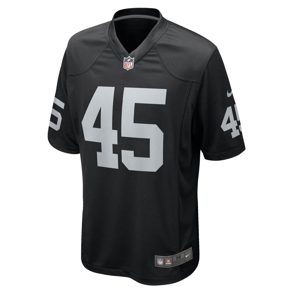 Jaquan Johnson Las Vegas Raiders  Game   Jersey - Black