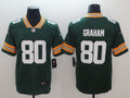 Men's Green Bay Packers Jimmy Graham #80 Green Game Jersey1