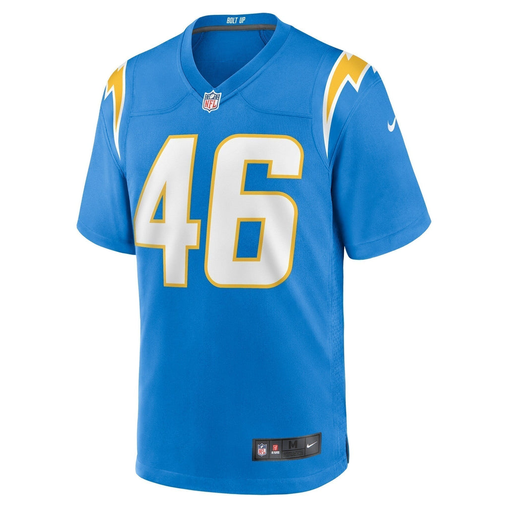 Praise Olatoke Los Angeles Chargers  Team Game Jersey -  Powder Blue