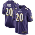 Baltimore Ravens Ed Reed Purple Game Retired Player Jersey