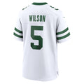 NY.Jets #5 Garrett Wilson Legacy White Game Jersey