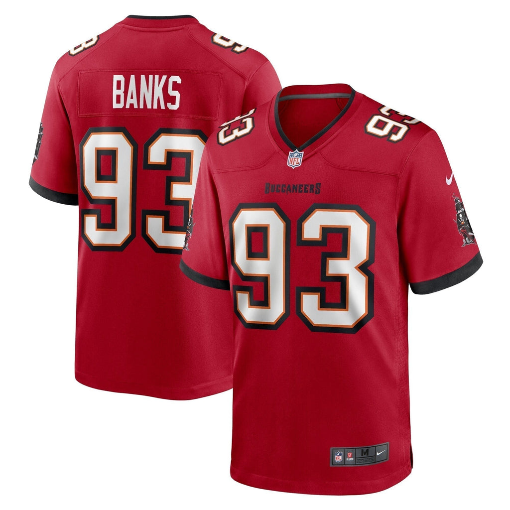Eric Banks Tampa Bay Buccaneers   Game Jersey -  Red