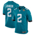 D'Ernest Johnson Jacksonville Jaguars  Team Game Jersey -  Teal