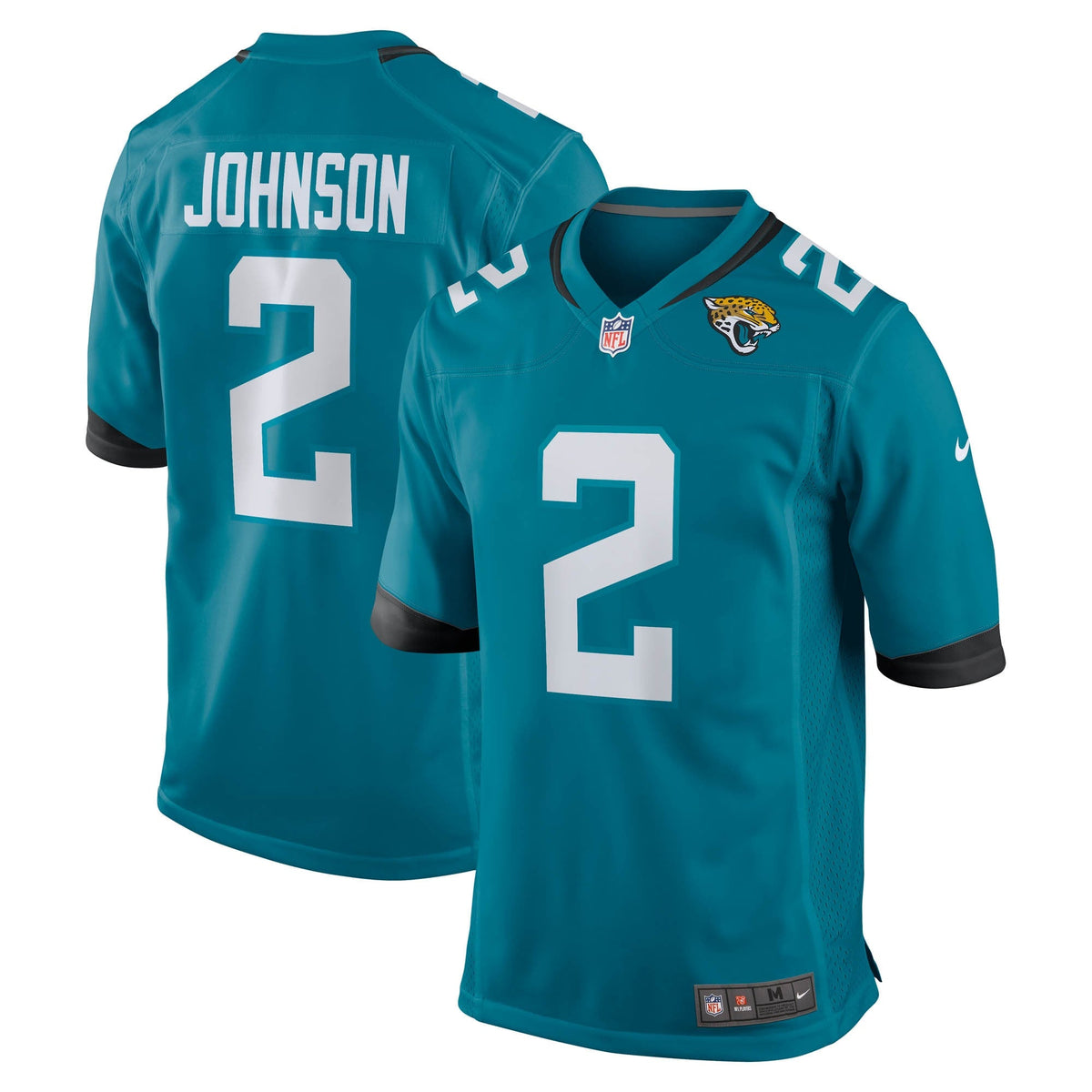 D'Ernest Johnson Jacksonville Jaguars  Team Game Jersey -  Teal