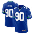 Jarran Reed Seattle Seahawks  Throwback   Game Jersey - Royal