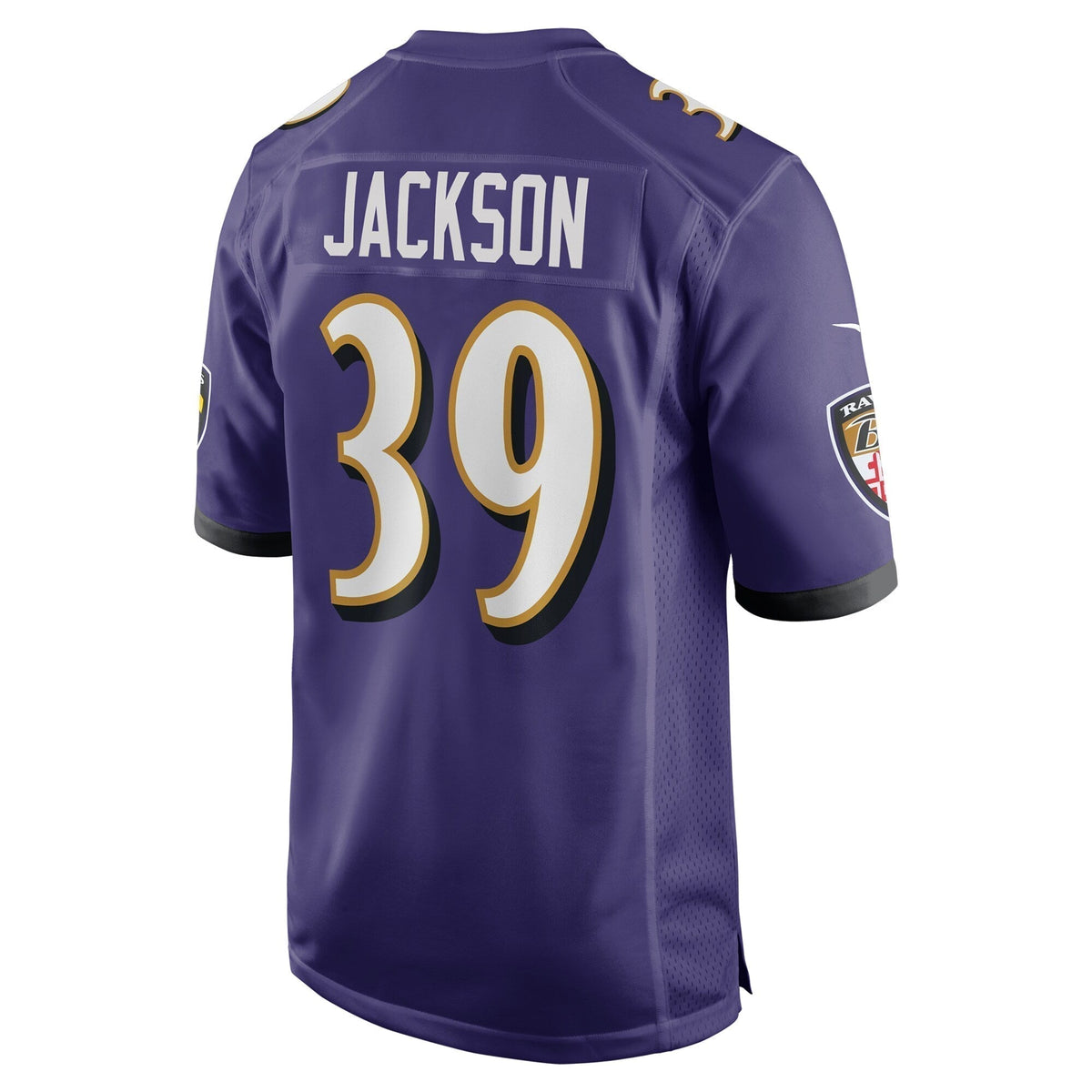 Eddie Jackson Baltimore Ravens  Team Game Jersey -  Purple