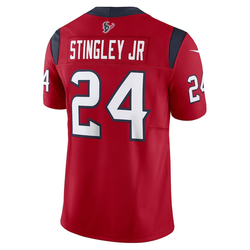 H.Texans #24 Derek Stingley Jr. Red Vapor F.U.S.E. Limited Jersey