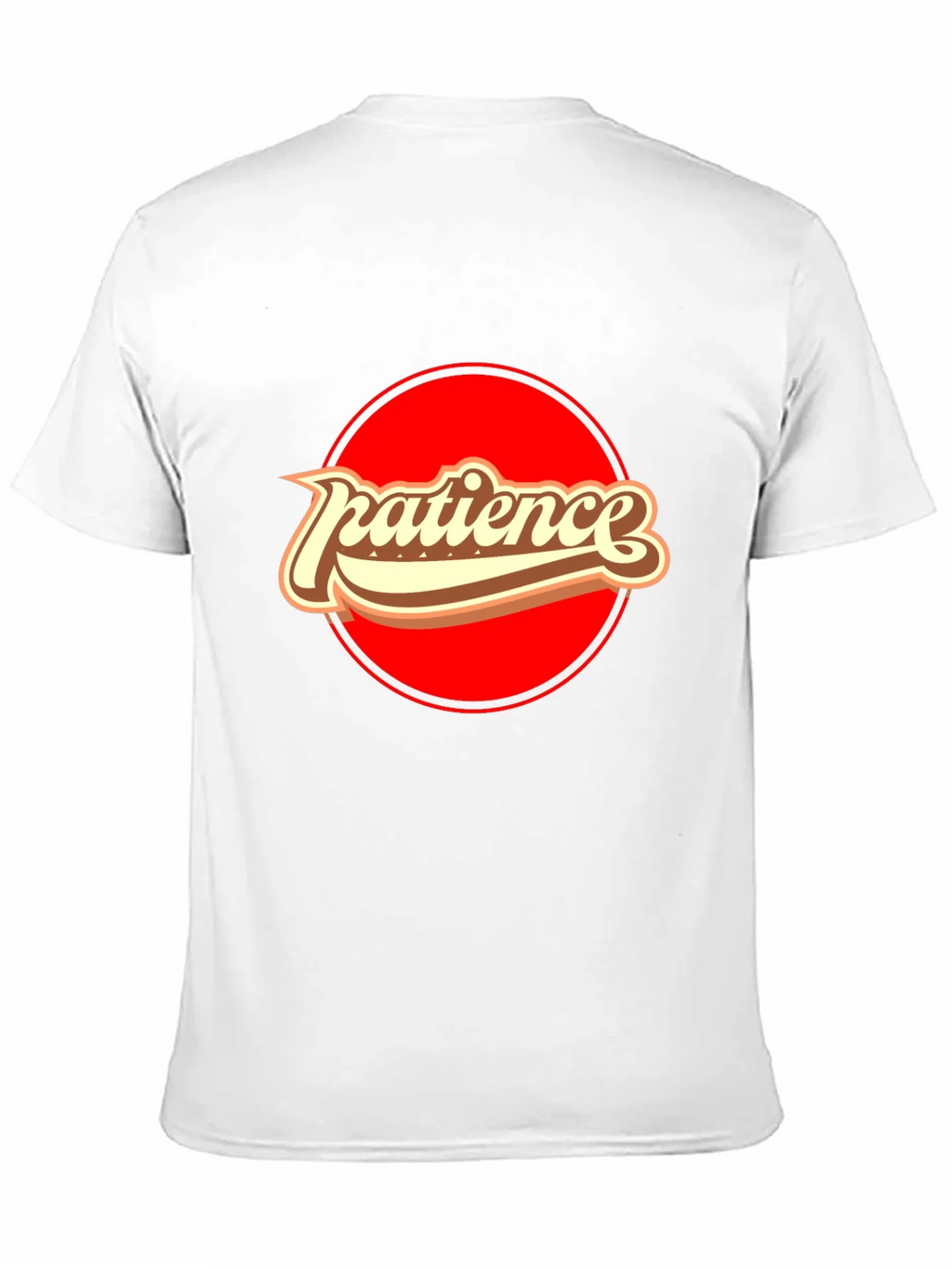 Patience Retro Graphic T-Shirt - Comfort Black Tee