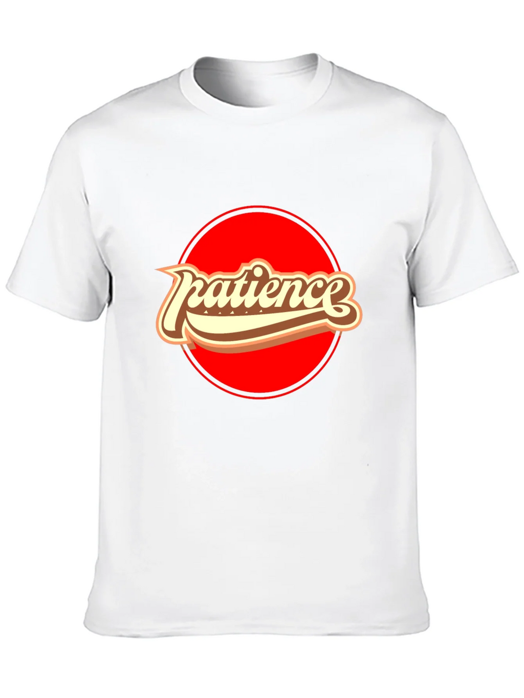 Patience Retro Graphic T-Shirt - Comfort Black Tee