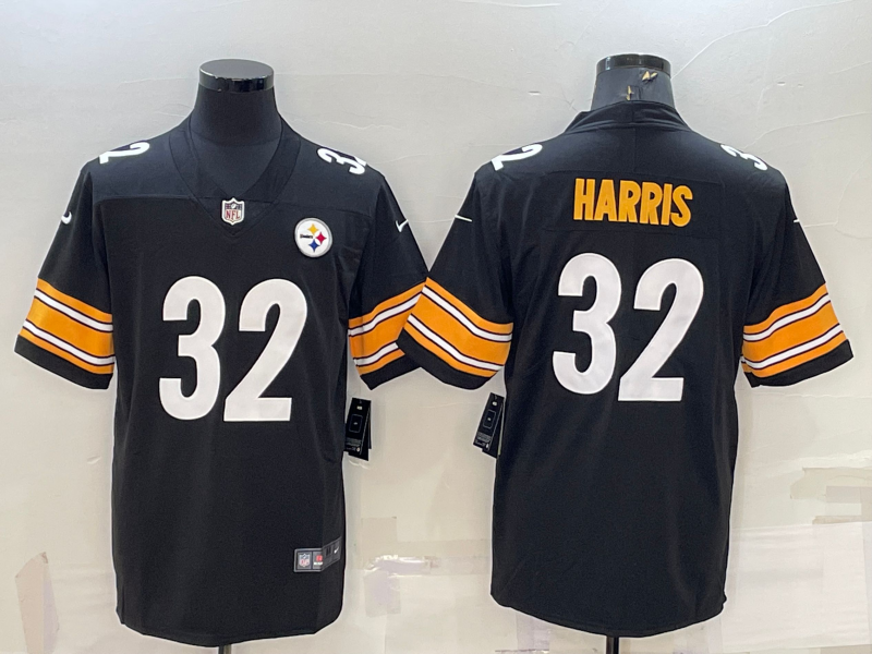 Men's Pittsburgh Steelers Franco Harris Black Game Jersey