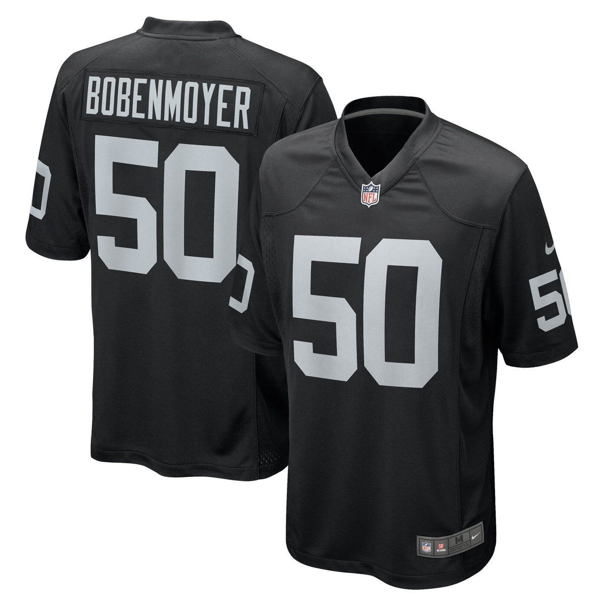 Jacob Bobenmoyer Las Vegas Raiders  Game   Jersey - Black