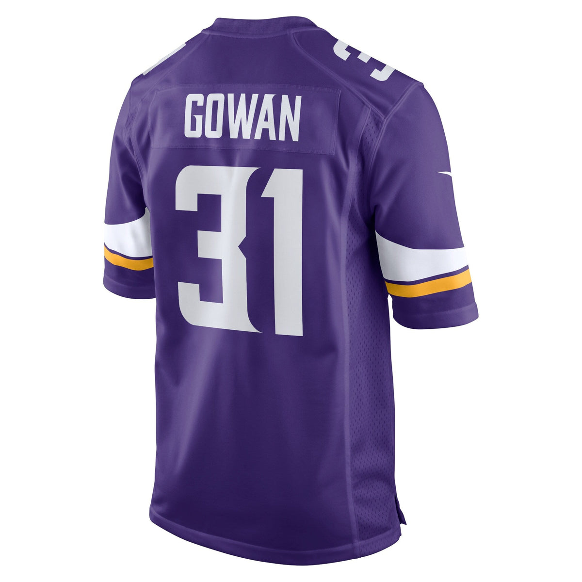 Tay Gowan Minnesota Vikings  Home Game   Jersey - Purple