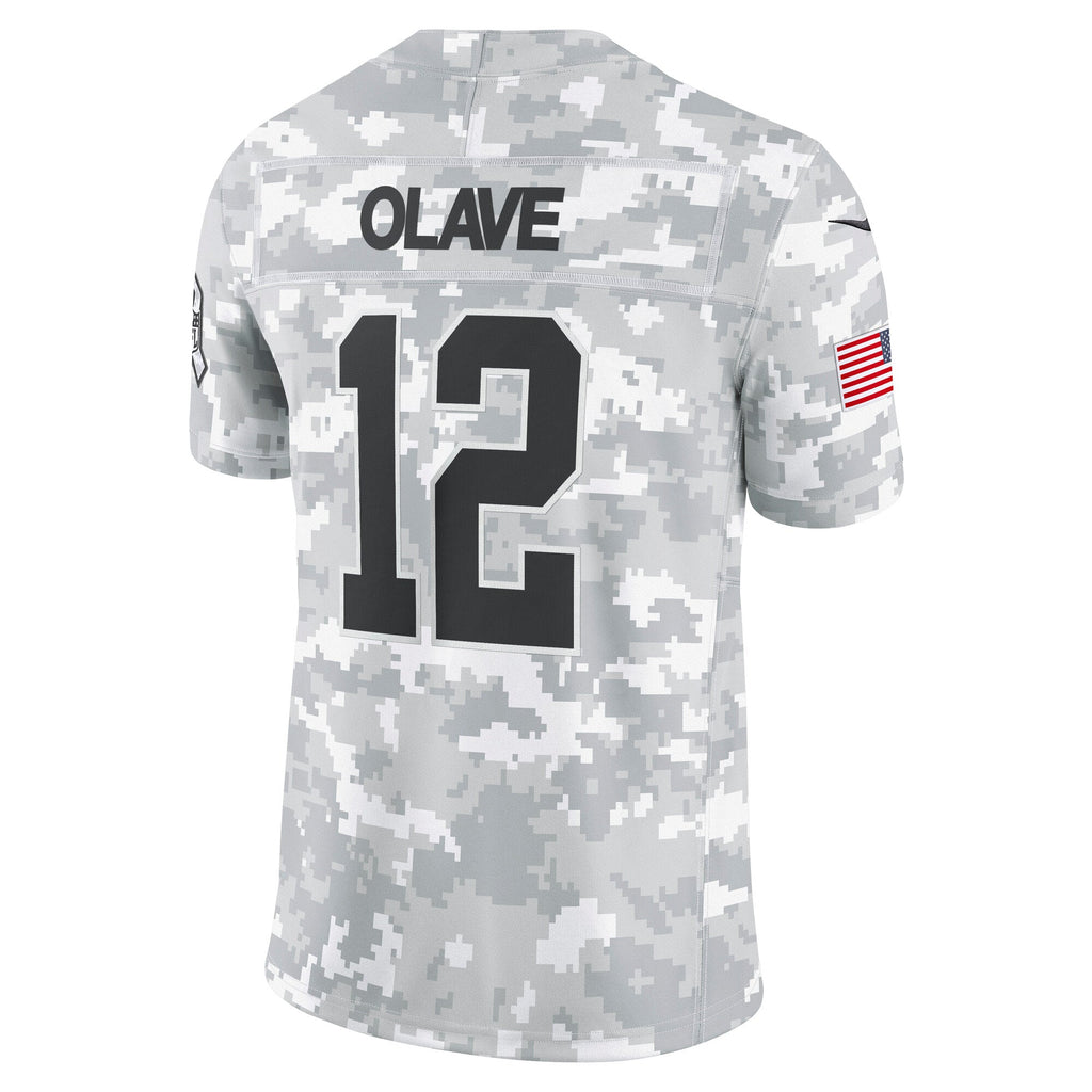 Chris Olave New Orleans Saints  2024 Salute to Service Limited Jersey - Arctic Camo