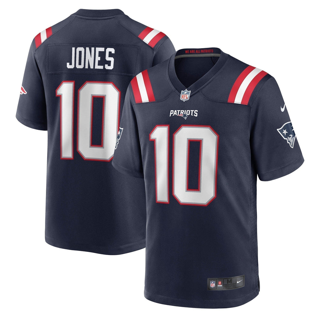 Mac Jones New England Patriots    Game Jersey - Navy
