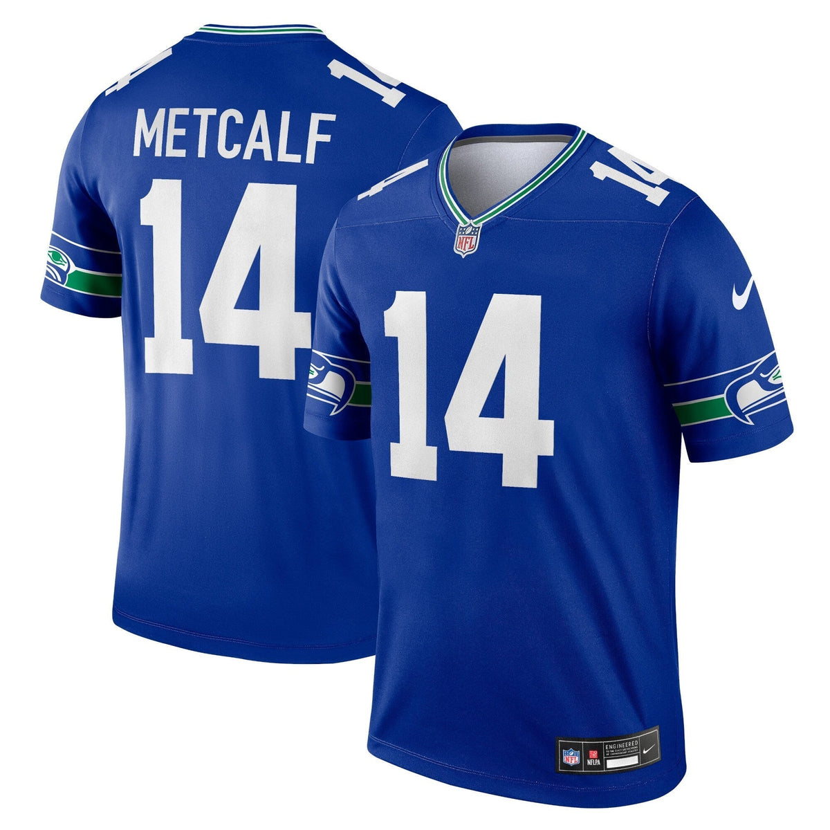 DK Metcalf Seattle Seahawks  Throwback Legend   Jersey - Royal