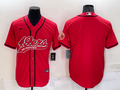 Men's San Francisco 49ers Red Blank Jersey1