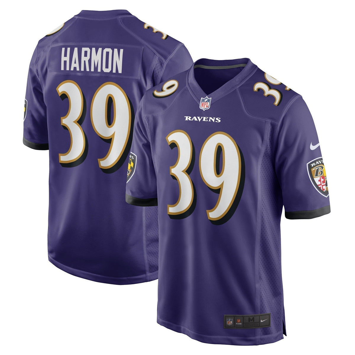 Duron Harmon Baltimore Ravens   Game Jersey -  Purple
