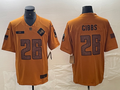 Men's Detroit Lions Jahmyr Gibbs Brown 2023 Salute To Service Limited Jersey