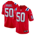 Mike Vrabel New England Patriots  Retired   Alternate Game Jersey - Red