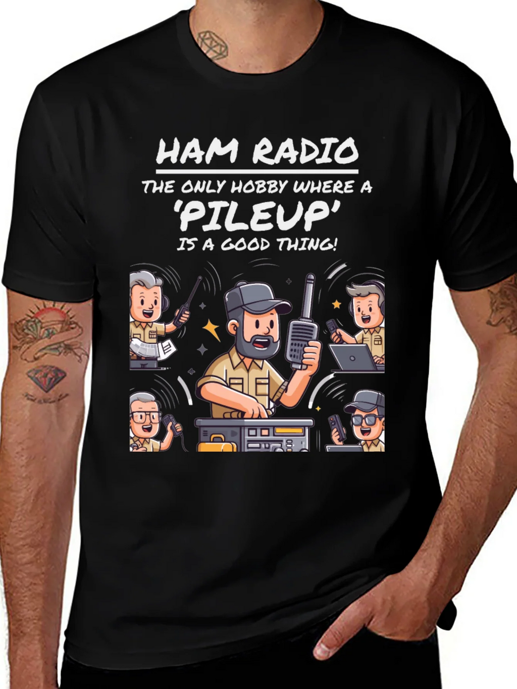 Ham Radio Pileup T-Shirt