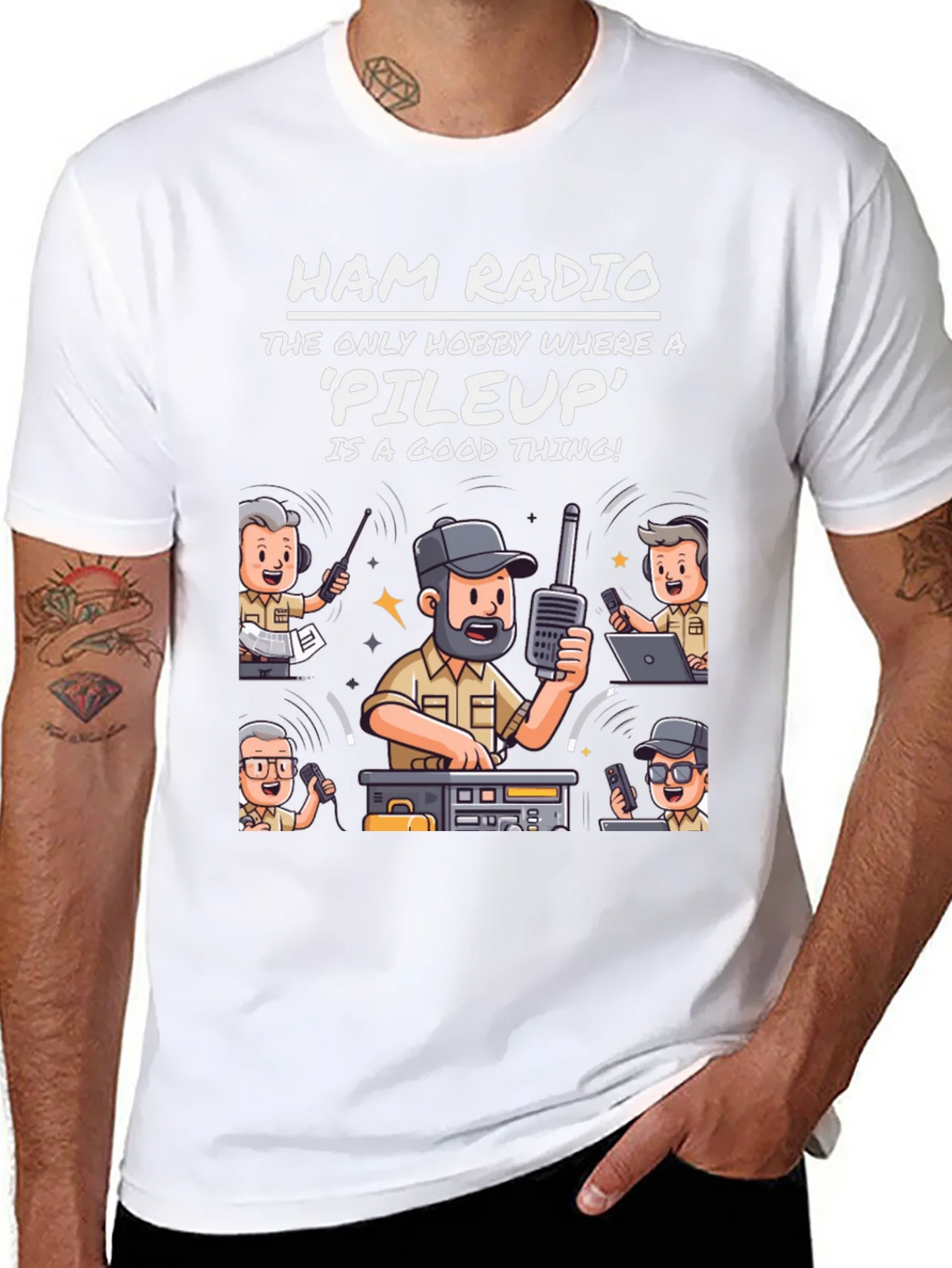 Ham Radio Pileup T-Shirt