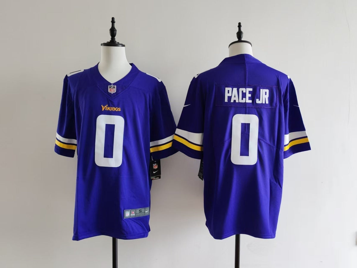 Men's Minnesota Vikings Ivan Pace Jr  Jersey -  Purple#0