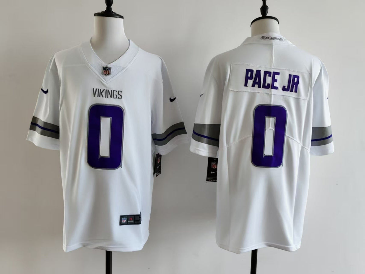 Men's Minnesota Vikings Ivan Pace Jr  Jersey -  White
