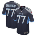 Peter Skoronski Tennessee Titans   Game Jersey - Navy