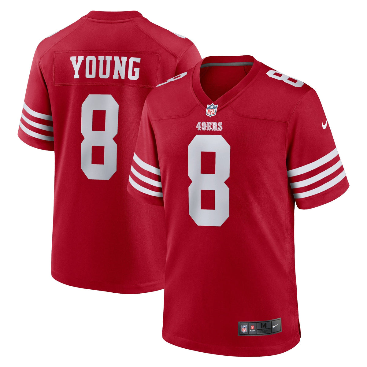 Steve Young San Francisco 49ers  Retired   Game Jersey - Scarlet