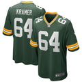 Jerry Kramer Green Bay Packers  Game Retired   Jersey - Green