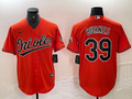 Men's Baltimore Orioles Corbin Burnes Orange Replica Player Jersey