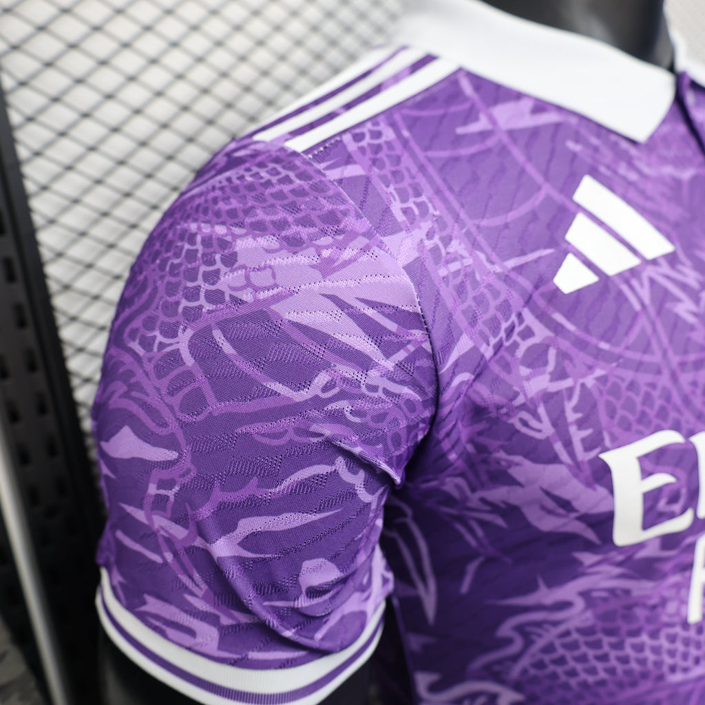 2026 Real Madrid Dragon Purple Player Version Jersey